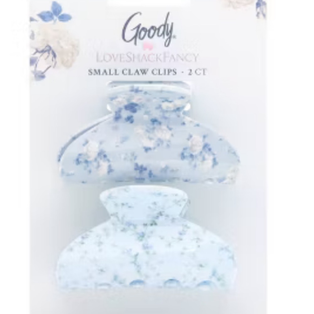 Goody x LoveShackFancy Small Claw Clips-
ROSETTE IVORY